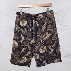 Vince Palm Leaf Medium Sweatshorts
